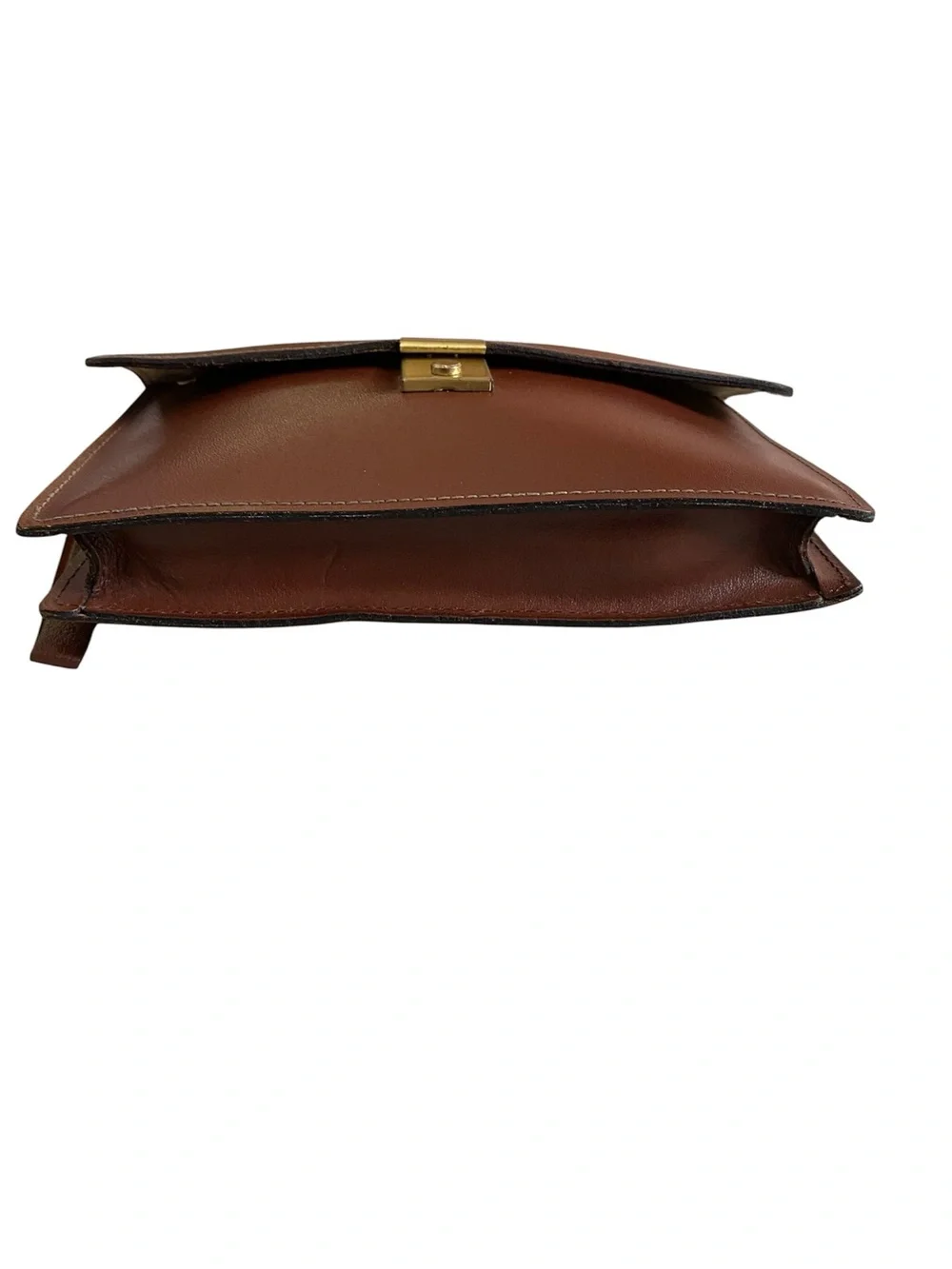Vintage genuine leather clutch/wristlet
